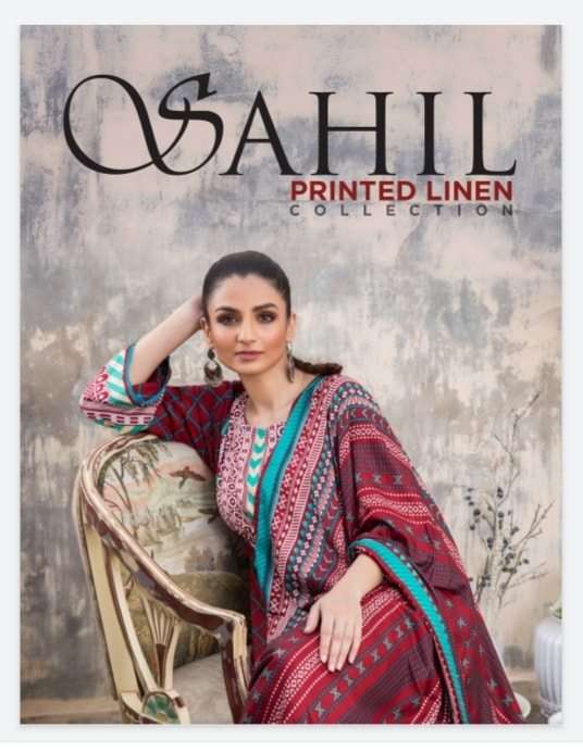 Sahil Printed linen Collection 2020 Vol 1 by Zs Textiles